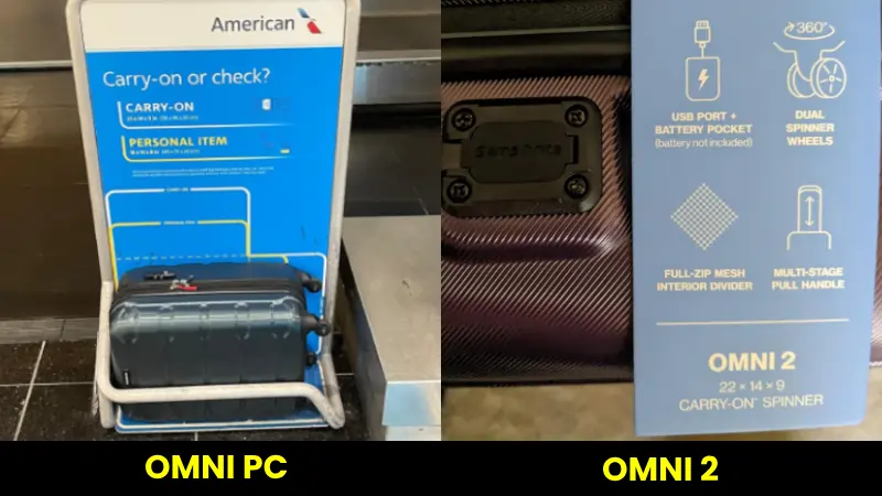 samsonite omni 2 large weight