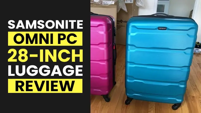 This image is of the samsonite omni pc 28 inch hardside luggage
