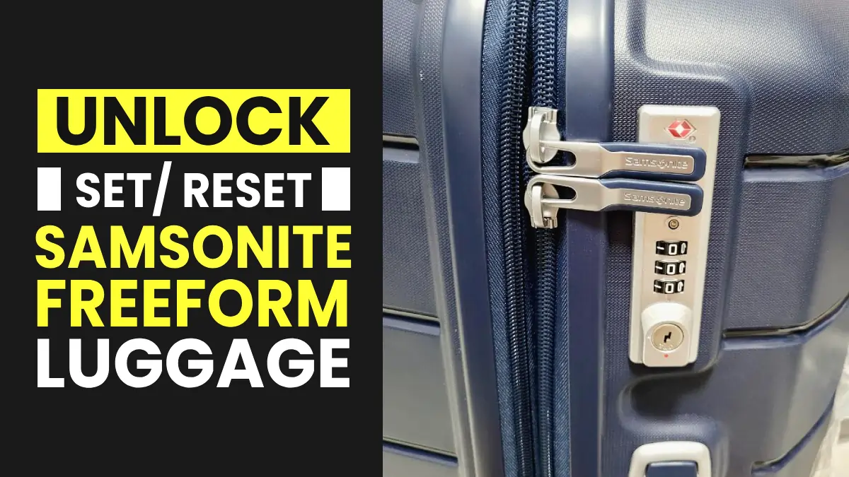 How to Fix Samsonite Suitcase Lock Jammed Issue? LL