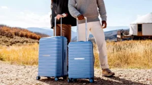 Samsonite luggage standing side by side | What does Samsontie warranty cover